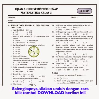 5 Rahasia Soal PAT Matematika Kelas 4 Semester 2 yang Wajib Diketahui Siswa 2026
