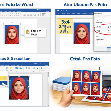 3 Cara Mudah Mengubah Ukuran Poto 3×4 di Word 2007 untuk Syarat Nikah dan Administrasi 2026