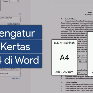 5 Cara Mengubah Ukuran MS Word ke A4 yang Jarang Diketahui, Wajib Tahu