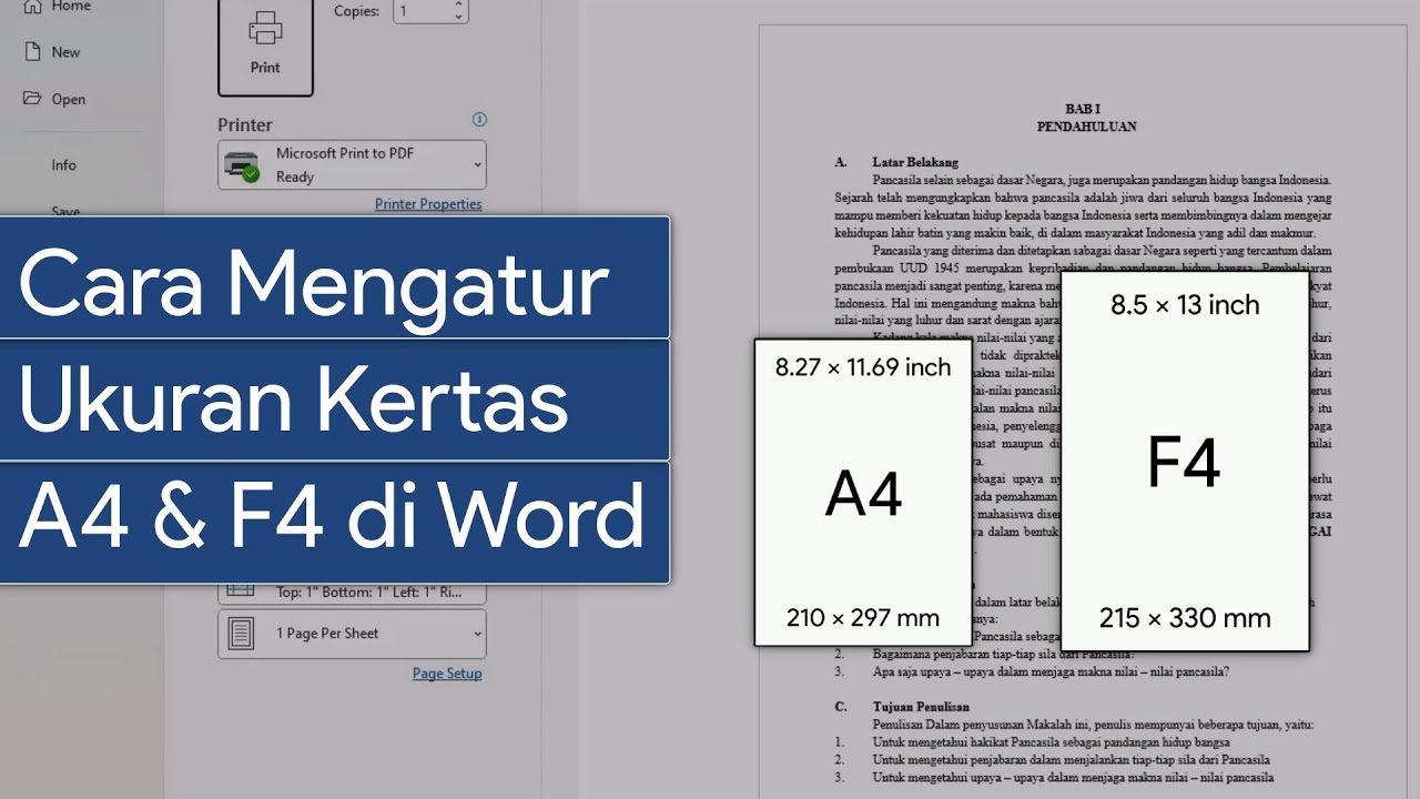 5 Cara Mengubah Ukuran MS Word ke A4 yang Jarang Diketahui, Wajib Tahu