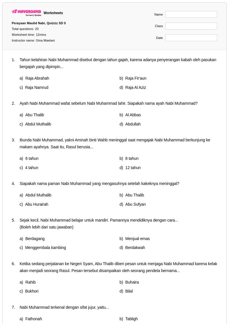 50 lembar kerja Pikiran vs Perasaan untuk Kelas 5 di Wayground 50 lembar kerja Pikiran vs Perasaan untuk Kelas 5 di Wayground