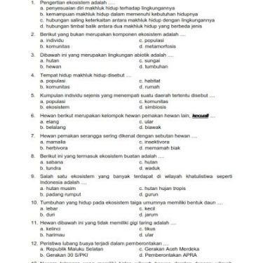 5 Contoh Soal PG Kelas 5 Tema 5 Subtema 1 yang Wajib Dikuasai Siswa di Tahun 2026