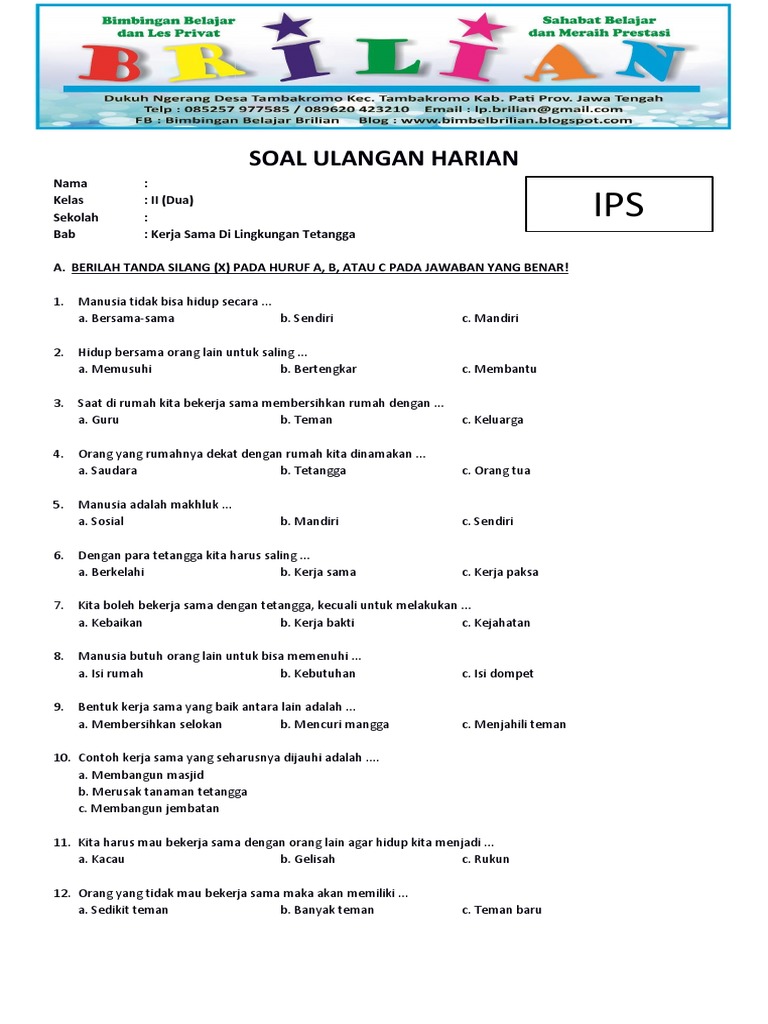 5 Rahasia Sukses Hadapi Soal IPS Kelas 2 SD Semester 2 yang Wajib Tahu Orang Tua