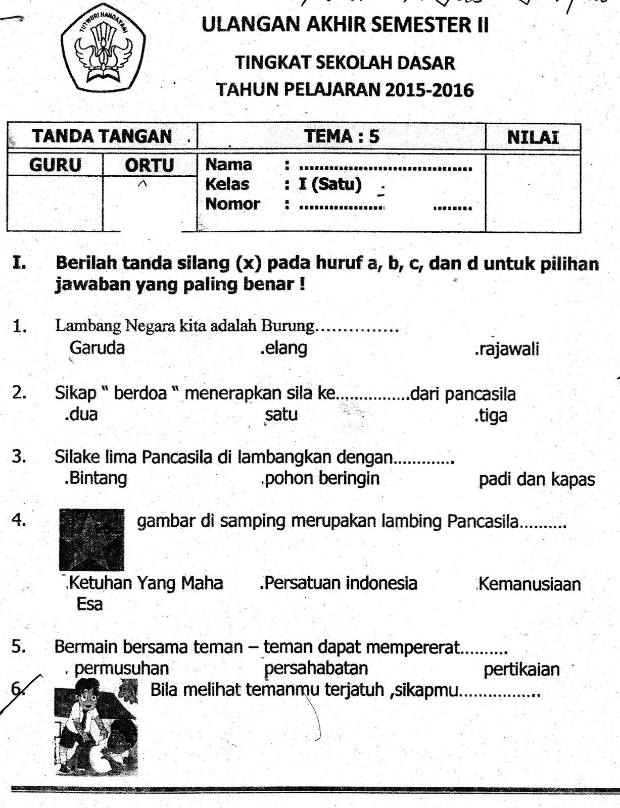 Ternyata Ini 15 Soal UAS PLH Kelas 5 SD Semester 1 Kurikulum 2013 yang Sering Muncul