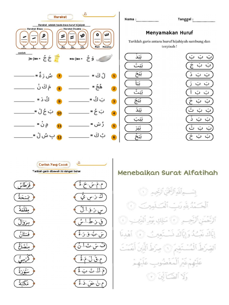 30 Contoh Soal Pertanyaan Kelas 1 Semester 1 Huruf-Huruf Hujaiyah yang Wajib Dikuasai Sebelum Ujian Tengah Semester
