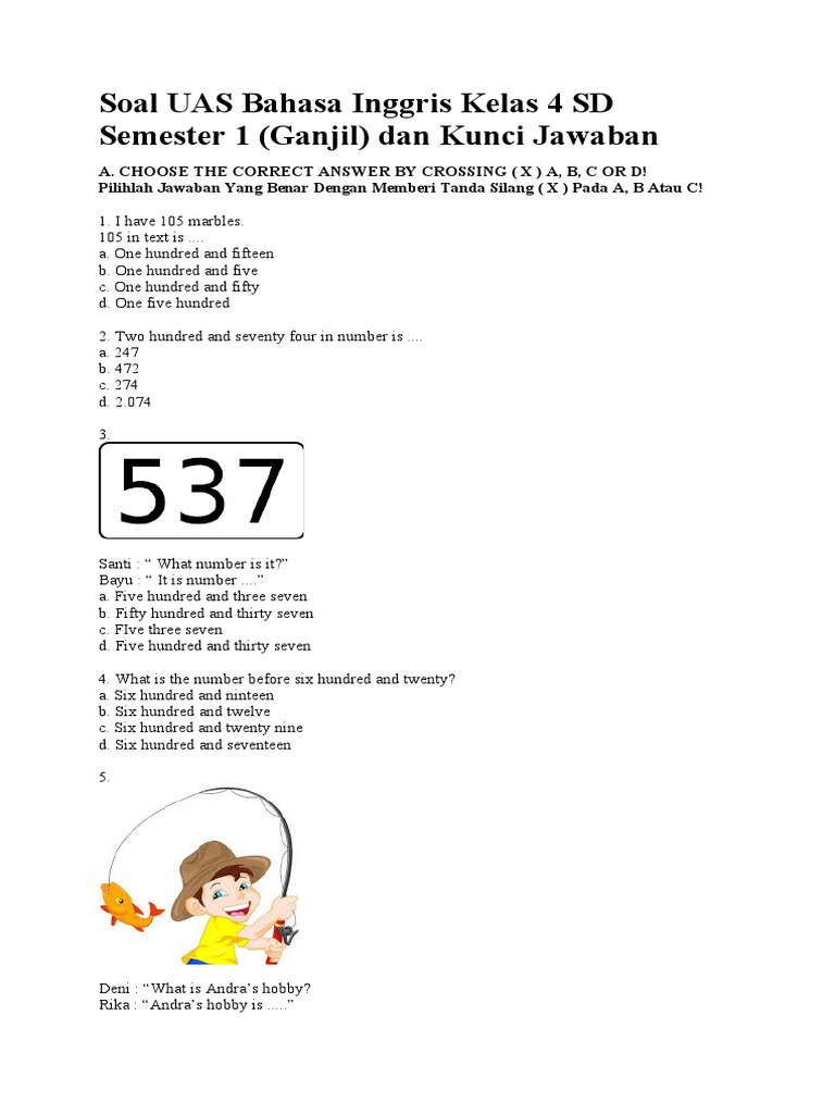 5 Trik Jitu Cari PDF Soal UAS Bahasa Inggris Kelas 4 Semester 1 yang Terbukti Bikin Nilai 100