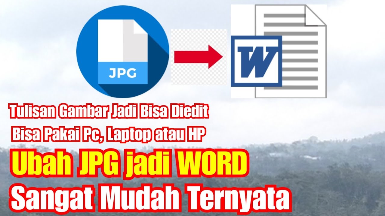 Ternyata Ada Web untuk Mengubah JPG Menjadi Word serta Mengubah Bahasanya Sekaligus, Ini Triknya