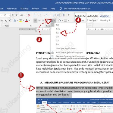 Ternyata Selama Ini Salah, 3 Cara Mengubah Ukuran Spasi di Word 2013 yang Jarang Diketahui