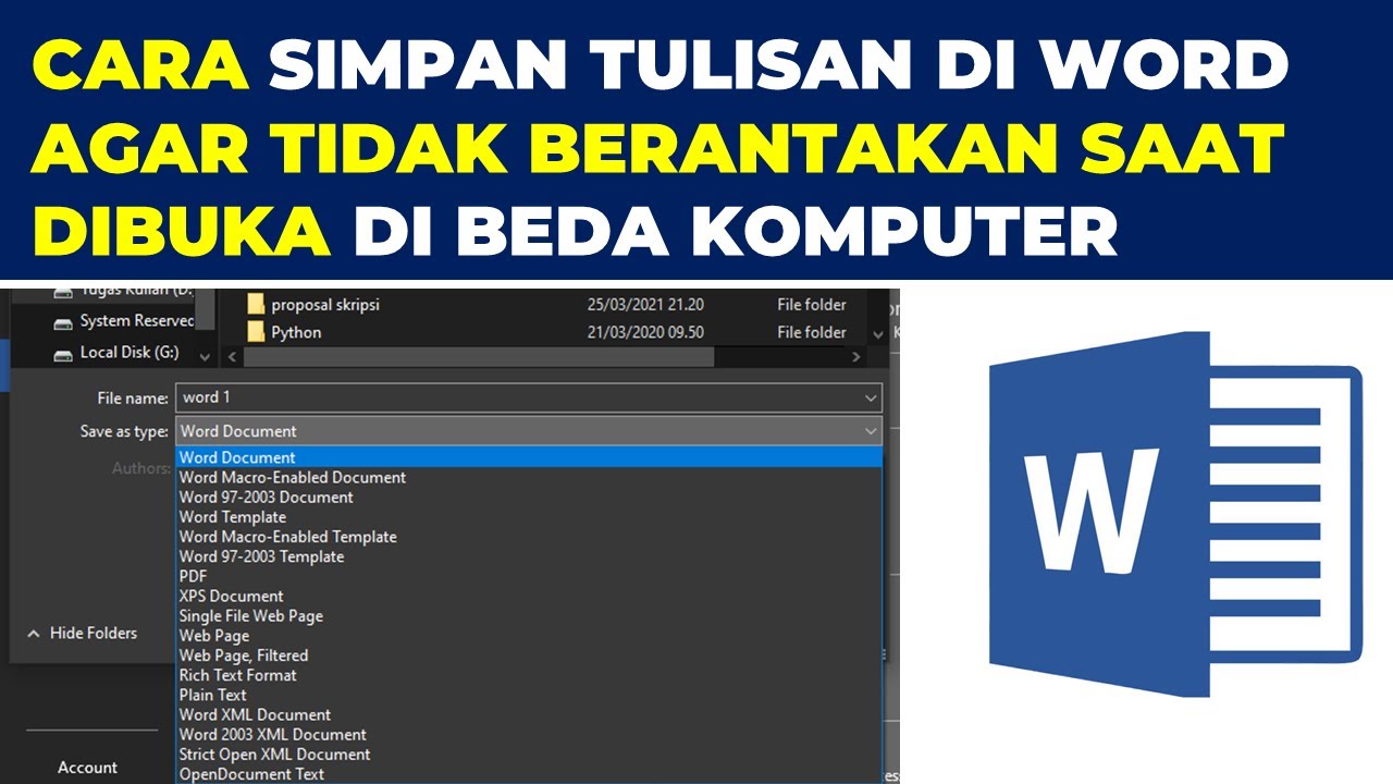 Cara Mengatur Word Agar Tidak Berantakan di Komputer Lain Beda Versi Cara Mengatur Word Agar Tidak Berantakan di Komputer Lain Beda Versi
