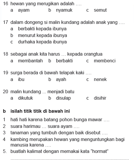 Terbukti! 7 Contoh Soal Bahasa Indonesia Kelas 3 Isian Semester 2 yang Wajib Dikuasai 2026
